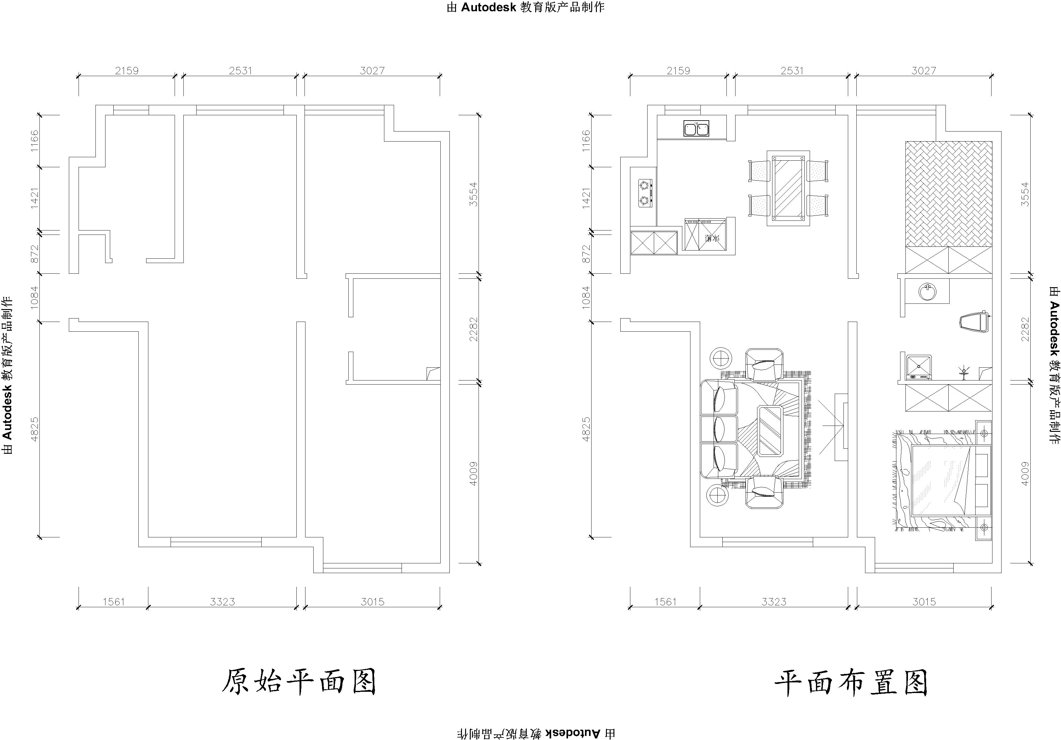 嘉都兩居室戶型圖及改造布置圖 嘉都兩居室戶型圖及改造布置圖